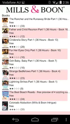 Mills and Boon android App screenshot 6